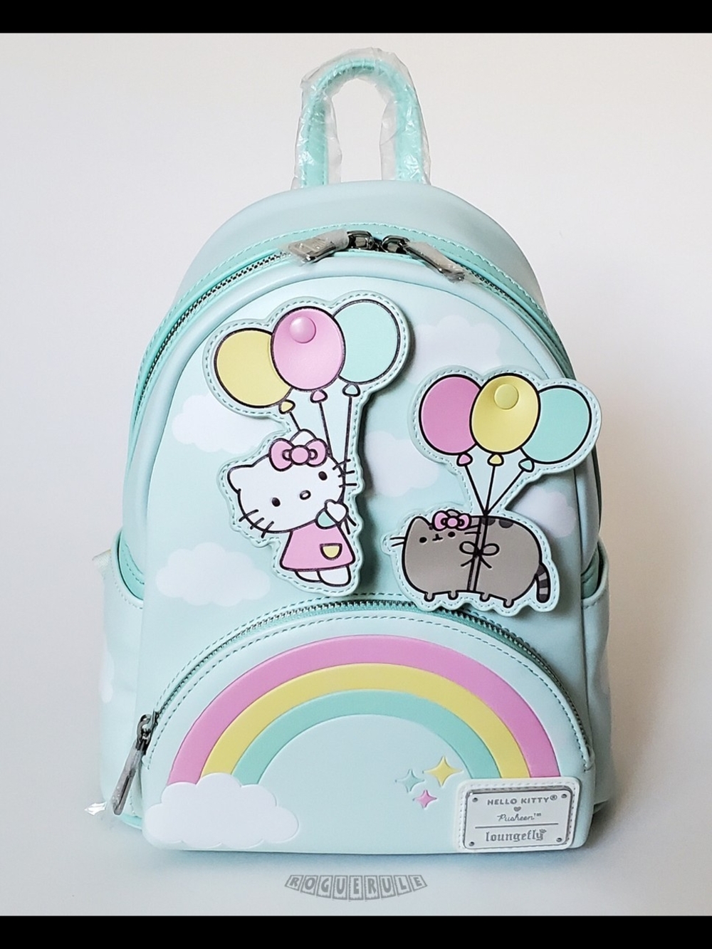 Hello Kitty Mint Pastel Rainbow Mini Backpack